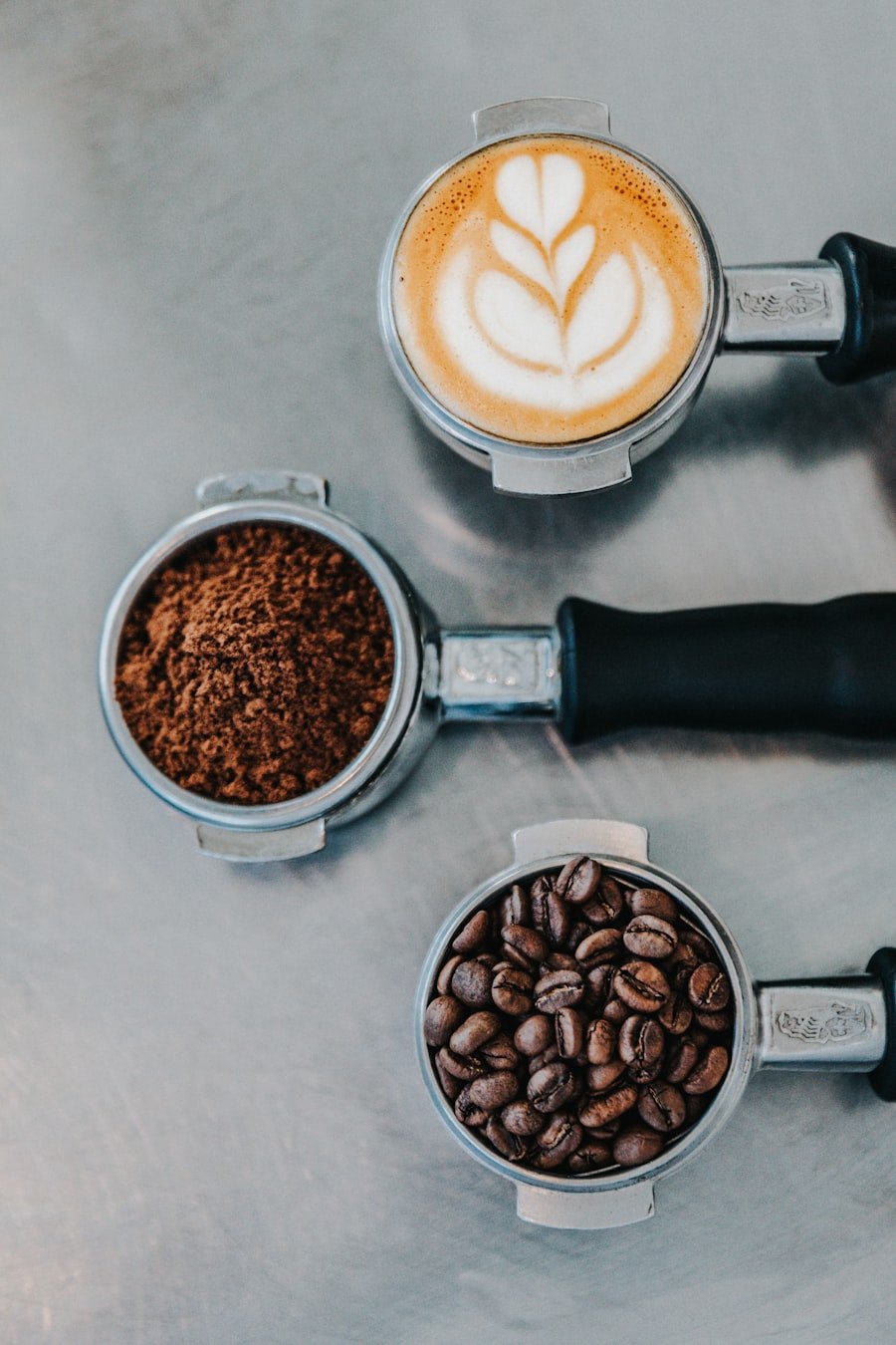 Single-origin pour-over coffee being prepared