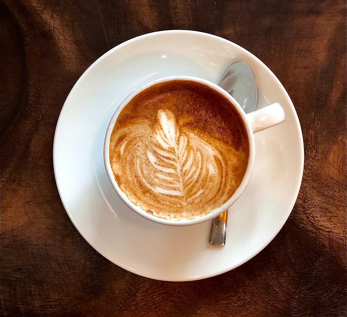 Maple sea salt latte — seasonal autumn drink